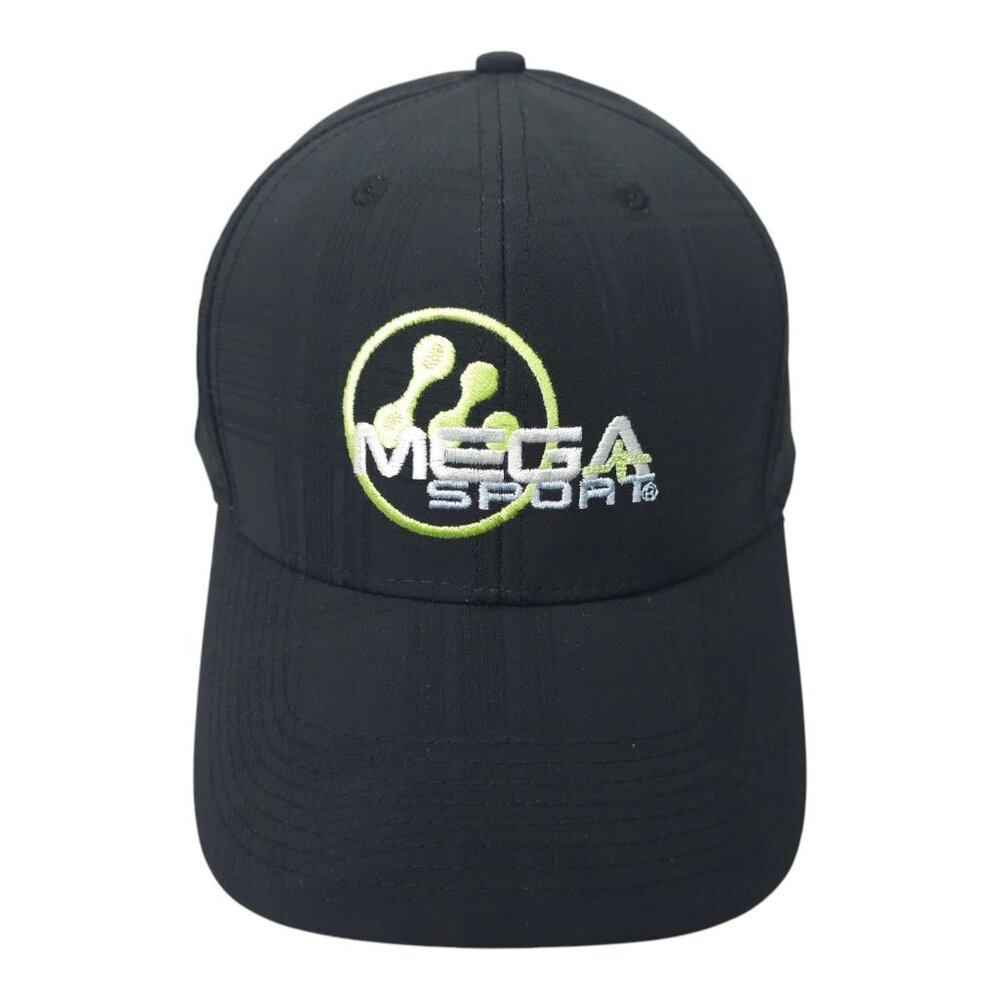 Mega Sport Embroidered Strapback Cap Trucker Golf Baseball Hat Crosshatch NEW